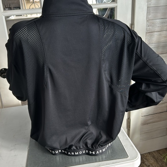 Under Armour HeatGear Full Zip -Black - Size Large - Picture 3 of 8